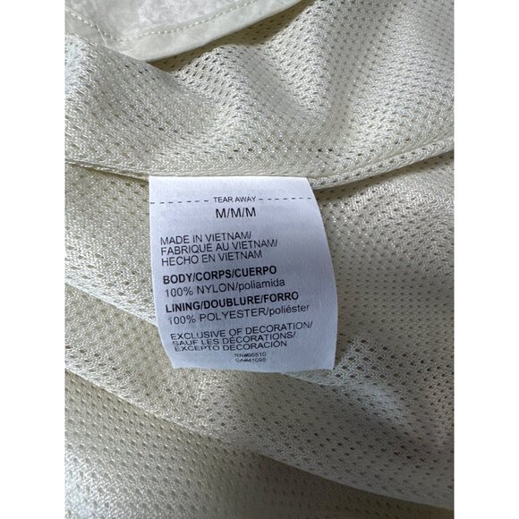 Under Armour Mens UA Legacy Crinkle Vest Beige M Loose Fit Lightweight - Picture 7 of 10